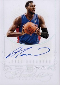 19 2012-13 Panini Flawless Rookie Autographs Platinum Andre Drummond Easy Seeing Green: Top 2012-13 Panini Flawless Basketball Sales 15