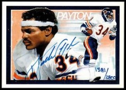 Walter Payton Sweetness Signed Chicago Bears Game Model STAT Jersey  Beckett