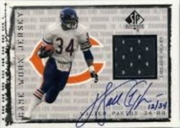 Buy the NWT Mens White Blue Chicago Bears Walter Payton #34 NFL