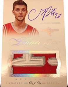 20 2012-13 Panini Flawless Patches Autographs Platinum Chandler Parsons Easy Seeing Green: Top 2012-13 Panini Flawless Basketball Sales 17