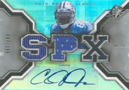 2007 PRESS PASS SE GOLD #R7 CALVIN JOHNSON RC HOF POP 3 PSA 10 F3605283-782  - 4 Sharp Corners