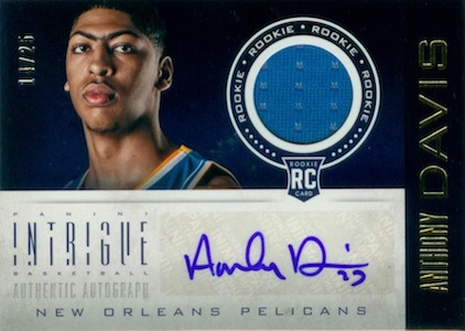 anthony davis autographed jersey