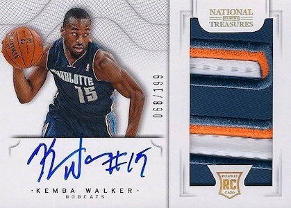 NEW Kemba Walker Charlotte Hornets NBA Jersey Adidas Game Cut L Rev 30 Auto  #15