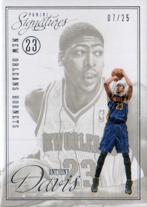 Anthony Davis Autographed Rookie Card Auction