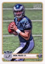 nick foles roockie card five star