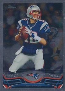 Tom Brady [Blue Jersey] #50 Prices, 2013 Topps Chrome