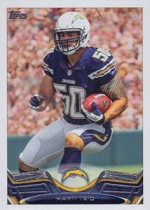 2013 Topps Manti Te'o Rookie Jersey RC #TR-MT Chargers