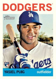 Yasiel Puig Los Angeles Dodgers 2013 Topps Finest Rc Rookie Card #91