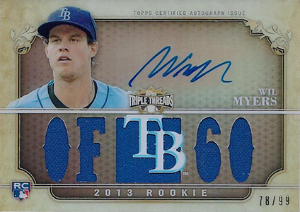  2013 Topps Update #US200a Wil Myers Rays MLB Baseball