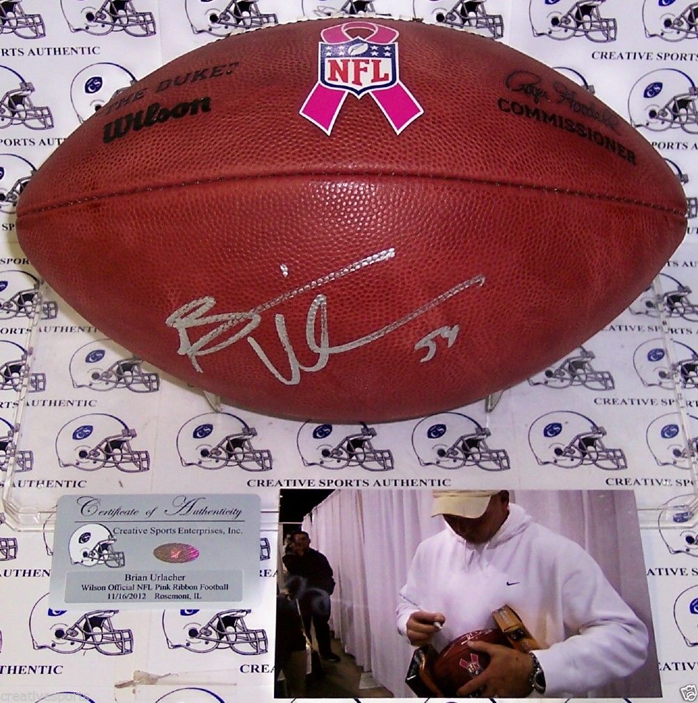 Brian Urlacher Signed Football-Official at 's Sports Collectibles  Store