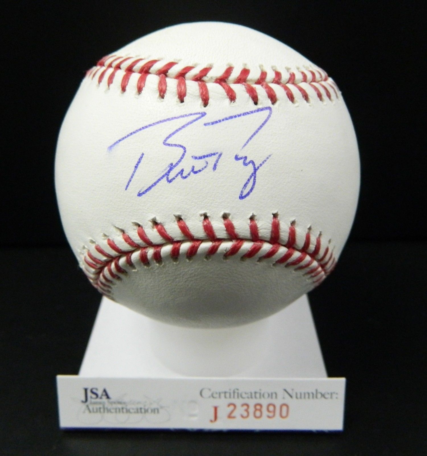 Sold at Auction: Buster Posey Hand Painted Baseball. Artist Signed