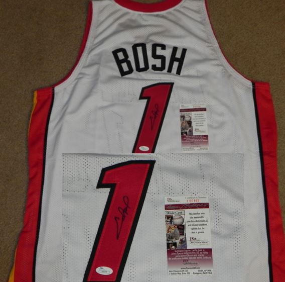 chris bosh signed jersey