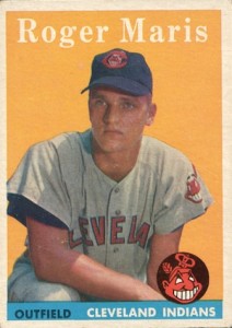 Former St. Louis Cardinals outfielder Roger Maris, who also played