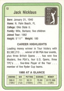 1981 Donruss Golf #30 Johnny Miller Rookie Card – PSA NM-MT 8 on Goldin  Auctions