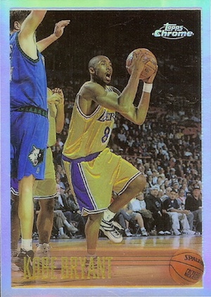 kobe bryant press pass rookie card