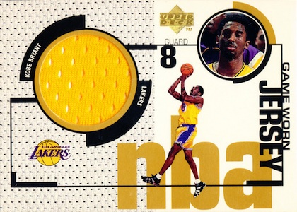 kobe bryant jersey card