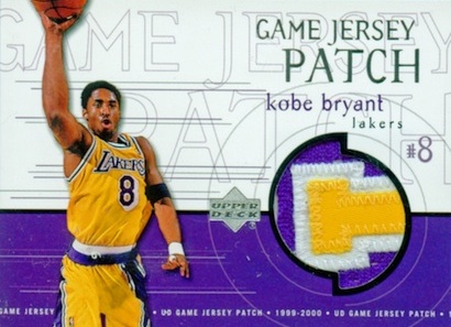 kobe bryant jersey card