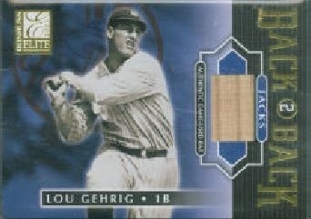 At Auction: 2002 Donruss Elite Lou Gehrig Throwback Threads Game