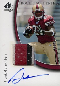 NFL San Francisco 49ers Frank Gore #21 8x10 Autograph Signed Picture JSA  Card