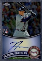 Freddie Freeman Rookie Signature Autographed Official Major League