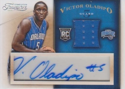 VICTOR OLADIPO (ビクター・オラディポ) 2013-14 SELECT AUTO サイン ジャージ ルーキー トレーディングカード 【NBA,マジック,MAGIC】