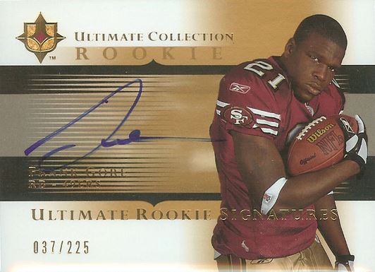 FRANK GORE 2005 UD SP AUTHENTIC SCRIPTS FOR SUCCESS RC AUTOGRAPH