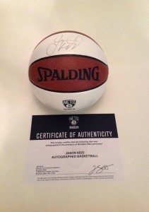 Jason Kidd Signed Basketball 3