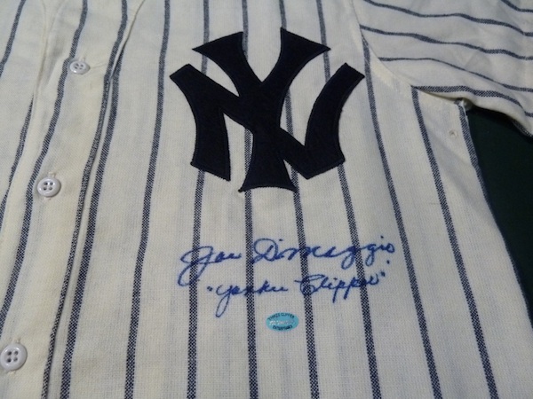 Autographed Joe DiMaggio Jersey - Beautiful 1941 Game Model JSA COA