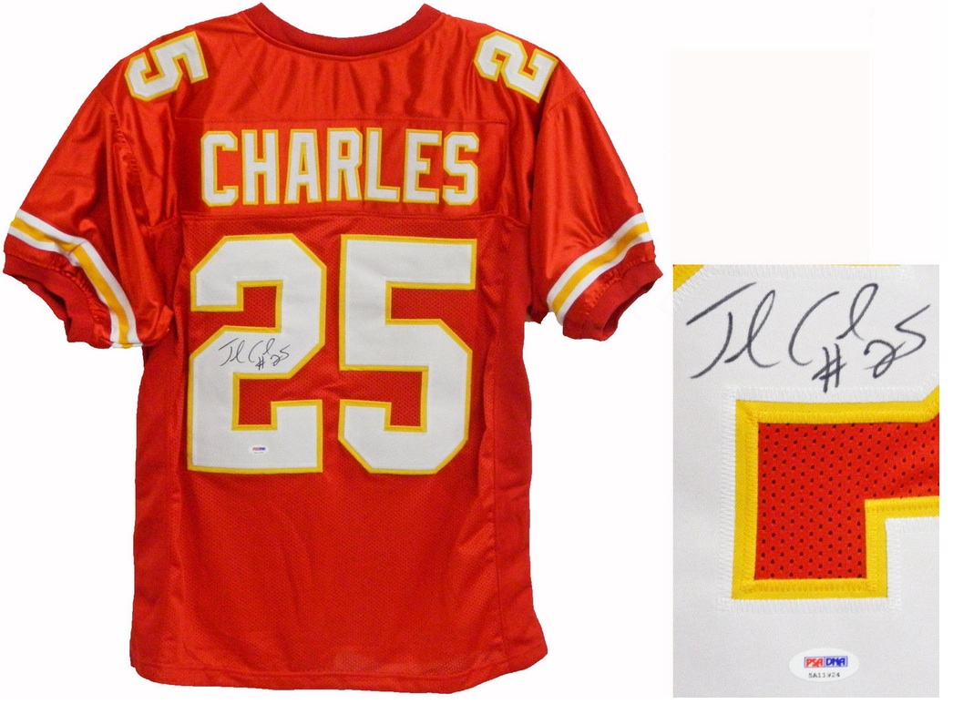 Texas Jamaal Charles Authentic Signed Burnt Orange Pro Style