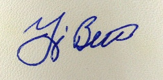 yogi berra autograph