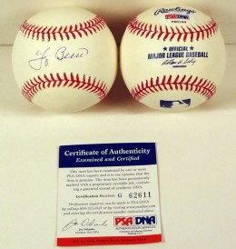 Yogi Berra Jsa Certified Signed Official Al Baseball Autographed