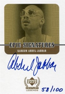 Kareem Abdul-Jabbar Cards and Memorabilia Guide