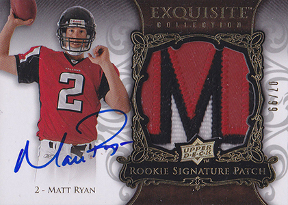 MATT RYAN 2020 Panini Obsidian Purple SSP /10 Atlanta Falcons Jersey #    1/1