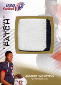 2012 Upper Deck USA Football Jameis Winston Patch Card