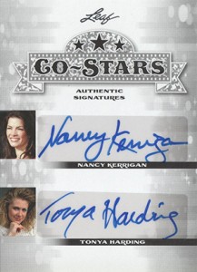 2013 Leaf Pop Century Co-Stars Nancy Kerrigan Tonya Harding Dual Autograph