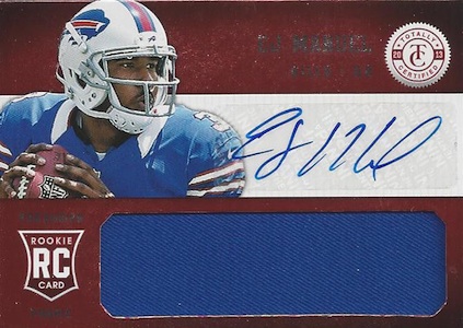 EJ Manuel Rookie Card Checklist and Guide 36