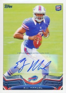 EJ Manuel Rookie Card Checklist and Guide 39