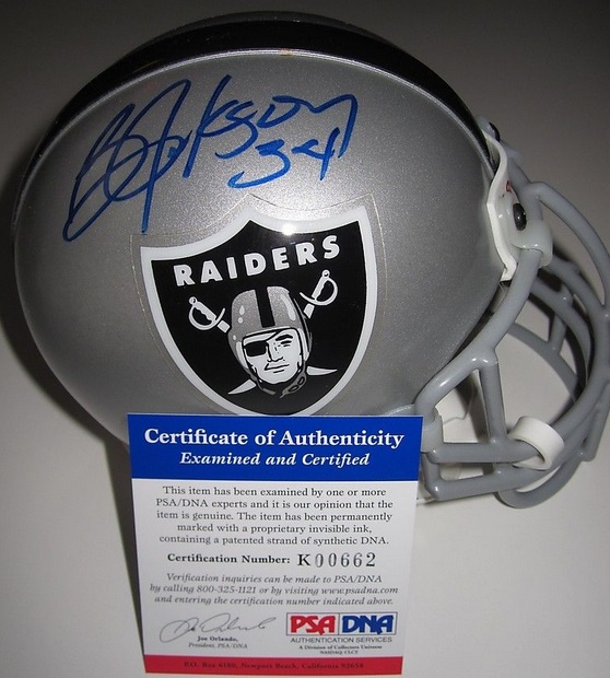 Bo Jackson - Football Signed