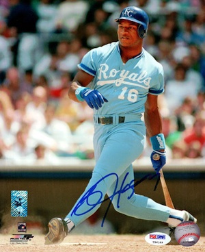 Bo Jackson Kansas City Royals Signed Autographed Blue #16 Custom