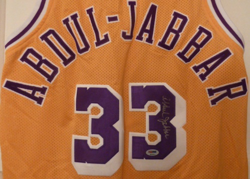 Kareem Abdul-Jabbar Signed Jersey "3x NCAA Champs" "#33  Retired" BAS