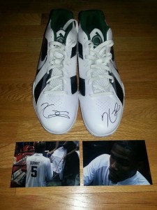 kevin durant signed shoes