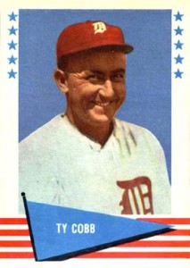 1961 Fleer Baseball Greats Ty Cobb #14 3