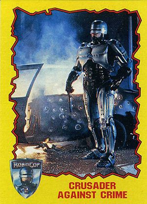 Robocop 2 Topps store trading cards — full box with poster