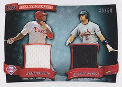 2010 Topps Prime - 2nd Quarter Combo Relics #2QR-GP - Rob