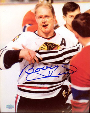 Tristar Bobby Hull Autographed Chicago Blackhawks Custom Jersey Inscribed with Stats