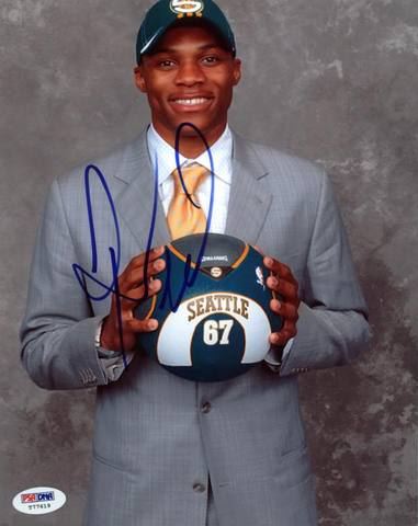 autograph russell westbrook signature