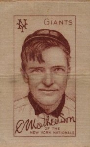 Christy Mathewson Cards and Autograph Guide