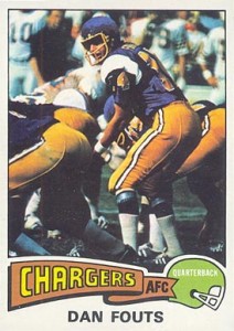 Dan Fouts Autographed Chargers Topps Fan Favorites Football Card BAS –  www.