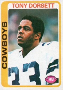 NFL Tony Dorsett Signed Trading Cards, Collectible Tony Dorsett Signed  Trading Cards