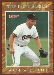 1991 Matt Williams Baseball Card